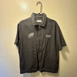 XS Gray and White Magic Records Shirt